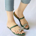 Stylish Butterfly Kolhapuri Chappals for Women – Trendy Summer Flats for Casual Wear. 