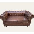 Office sofa/chesterfield sofa two seater(available in any colour fabric and leather cofirm colour before order). 