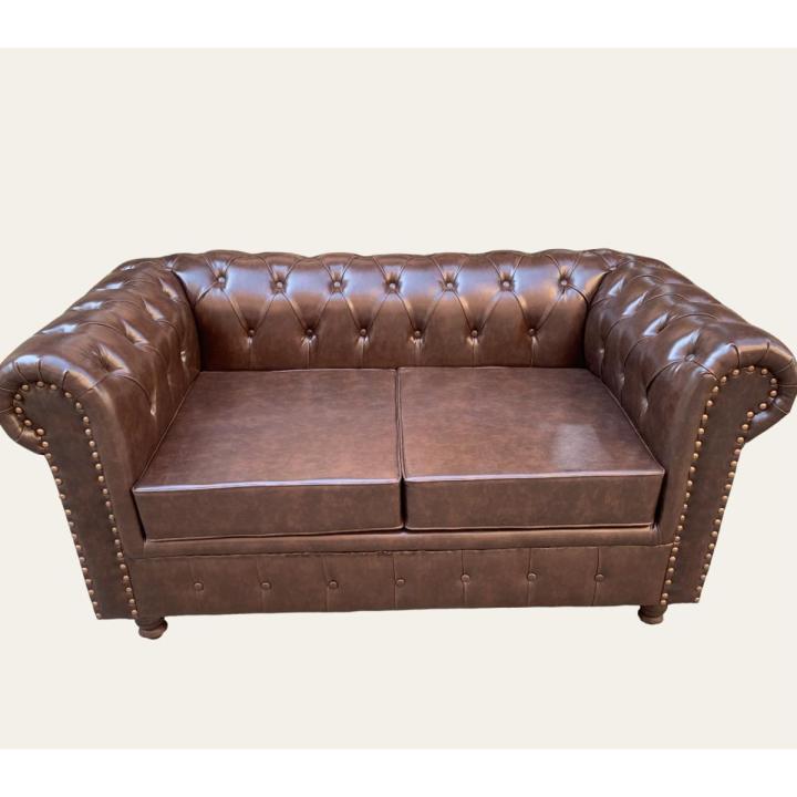 Office sofa/chesterfield sofa two seater(available in any colour fabric and leather cofirm colour before order)