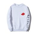 Anime Akatsuki Cloud Symbols Print Men Hoodies Sweatshirt  Streetwear Casual Crewneck Pullover Men Women Oversized Sweatshirt. 
