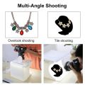 PULUZ Mini Photography Box light box for photography Includes 2 LED Light 1100 Lumens For Shooting Lighting Studio With 6 Background Color (Black, White, Yellow, Red, Green, Blue) Photo Studio Box Kit Portable Size 24 x 24 cm. 