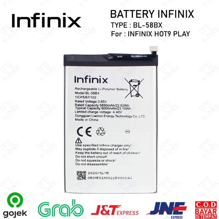 Infinix%20Hot%209%20Play%20Battery%20Replacement%20BL-58BX%20Battery%20with%206000mAh%20Capacity-Silver%20-%20Image%202