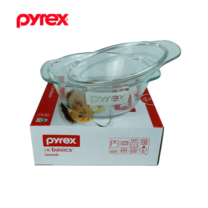 PYREX%C2%AE%201.4L%20Round%20Casserole%20w/%20Lid%20%E2%80%93%20Borosilicate%20Glass%20Bakeware%20-%20Image%202