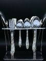 PREMIUM CUTLERY SET(LAZER FINISH) (14 GAUGE) | 6/8/12 PERSON | COMPUTERISED DESIGN CUTLERY | EXCELLENT EXPORT QUALITY KITCHEN DINING | SPOONS FORKS BABYSPOON TEASPOON | SERVING SPOONS. 