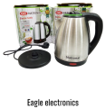 Imported Electric Kettle - 2L, 1500W, Global star National Certified, Stainless Steel with Advanced Automatic Switch for Rapid Boiling and Safety quick boiler kettle for tea. 