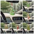 Christmas Window Decorations Christmas Tree Pendant Keychain Festive Acrylic Ornament for Cars Backpacks More Southeast Asian Holiday Decor. 