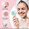 2 in 1 Facial Cleansing Brush, Cleansing for Washing Face, Massage Pore Cleanser Exfoliation, Ultra-Soft Manual Exfoliating Wash Makeup All Skin Types, 2 in1 face cleansing brush, silicone 3D double-sided facial deep cleaning brush. 