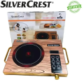 Silver Crest 2200W Electric Ceramic Cooker Stove Hot Plate Induction Plate Silver Crest Full Touch Options Infrared Cooker Stove Hot Plate Induction Plate 2000W. 