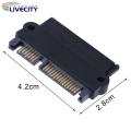 Sas to 22pin Sata Adapter Sas to Sata Hdd Adapter Converter 180-degree Angle Straight Head 5gbps for Computer Accessories Fast Shipping Sas to Sata Hard Drive Adapter. 