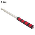 1.2/1.4/1.6/2m Tour Guide Sponge Handle Telescopic Stainless Steel Flag Pole. 