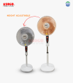 Electric Fan Heater JPN-122 - 1000W & Height Adjustable. 