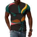 Colorful Cool Abstract Art Graphic T Shirts Hip Hop Street Style 3D Printed Tees Summer Men Personality Round Neck Short Sleeves. 
