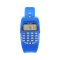 Handheld Pocket Calculator Watch Kids Watch Silicone Multi-purpose Date Time Electronic Wrist Calculator Watch Exam Tool. 