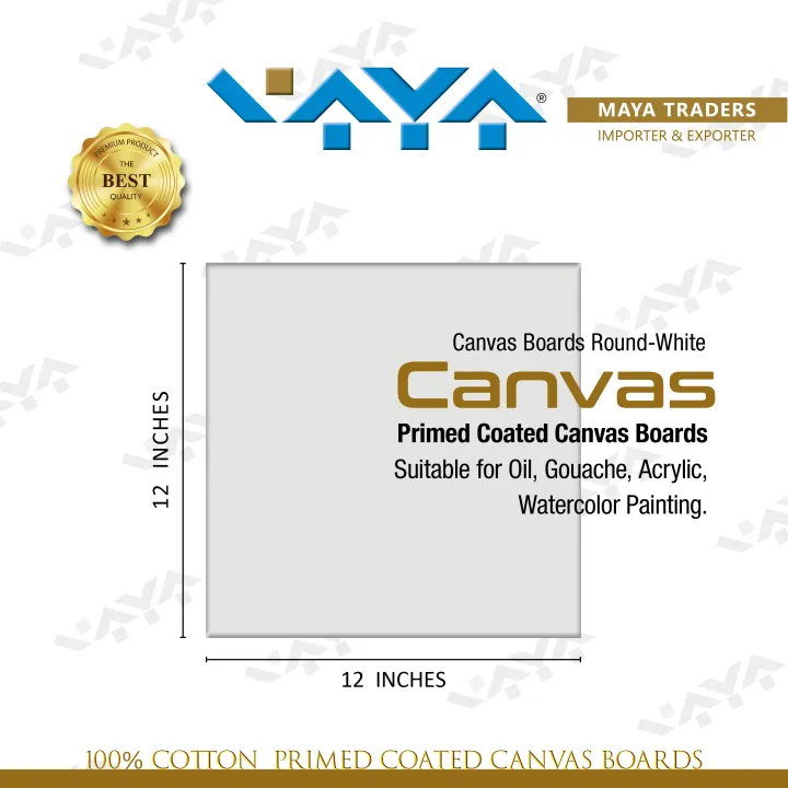 1%20Piece%20Of%2012%20X%2012%20Inches%20Primed%20Canvas%20Board%20For%20Painting%20-%20Image%203