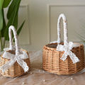 Flower Basket Lace Design Flower Plant Storage Small Basket. 