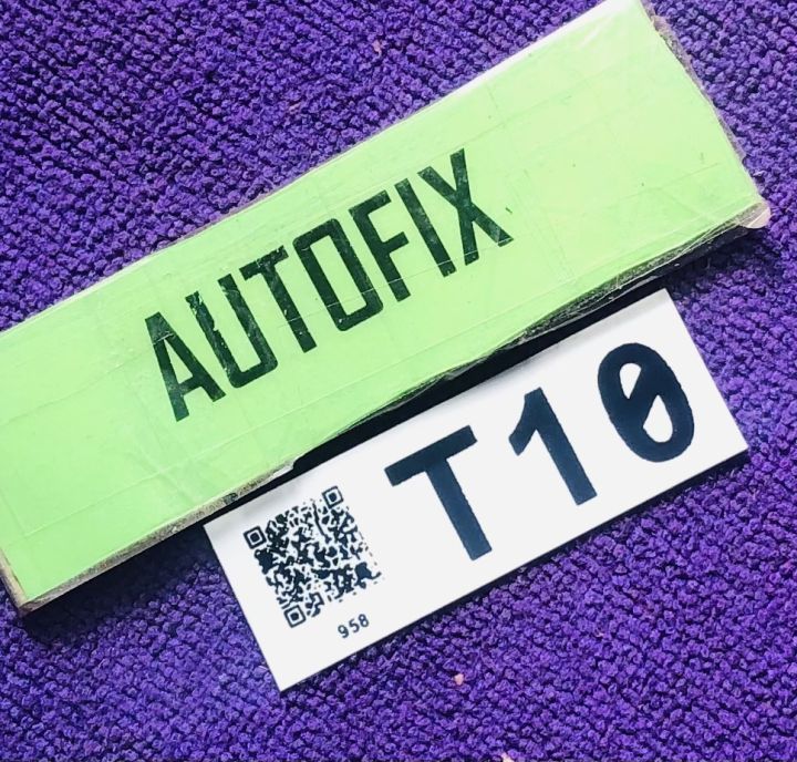 Toyota Corolla 2018 Altis T10 meter glass sticker 01 pc