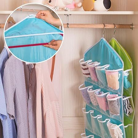 FRAKIN%2016%20Pockets%20Hanging%20Bag%20High%20Quality%20Durable%20Clear%20Door%20Hanging%20Bag%20Shoe%20Rack%20Hanger%20Practical%20Storage%20Tidy%20Organizer%20-%20Image%202
