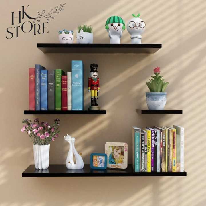 Wall Mounted shelves  Floating Shelves Book Shelf Storage shelves Wall shelves set of 4