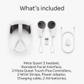 Meta Quest 3 512GB Advanced All-in-One VR Headset, Breakthrough Mixed Reality Powerful Performance Virtual-Reality Bundle with VR Controller Silicone Protective Cover Case and Accessories (Black). 