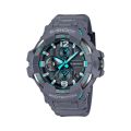 Casio G Shock Master Of G-Air (Gravitymaster) Shock Resistance Carbon Core Guard Structure Round Grey Carbon Fiber Case Solar Power, Bluetooth, World Time, Phone Finder, Stop Watch, Timer, Alarm, LED Light, Calendar, Run Time, Multi-Function-GR-B300-8A2DR. 