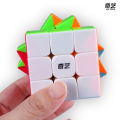 Bundle of 3 Rubiks cubes 2x2, 3x3, pyramid (Triangle) - Sticker less. 