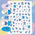 Disney Cartoon Art Deco Decal Nail Slider Lilo Stitch Tigger Mickey Mouse Nail Sticker DIY Nail Art Ornament Stickers. 