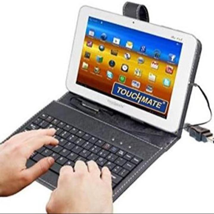 Touchmate 11 inch Portable Tablet Case with Mini USB Keyboard and Built-in Stand, Lightweight Magnetic Tab case