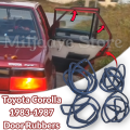 Toyota Corolla 1983-1987 Door Rubber (Door Sealing) (Gate Rubber) 4 Doors. 