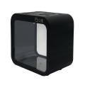 Pet Breeding Tank Arc Design Clamshell Feeding Window Fish Terrarium. 