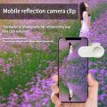 Smartphone Camera Mirror Reflection Clip Kit for Iphone Xiaomi Samsung Mobile Phone Reflection Camera Clip Lens Selfie Reflector. 