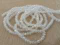 Six (06) Larri of 4 mm Crystal Beads | Pearls | Moti Pack | Moti Larri | White, Light Blue, Yellow, Black, Bottle Green & Orange Color. 