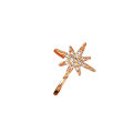 1 Pc Korean adjustable no-Piercing Nose Ring for girls. heart Star Crown Clip on Nose Ear Clip Cuff Earring for Women Girl Gift Body Jewelry, without piercing nose pins for girls, trendy fashionable nose accessories by HACHEM MALL. 