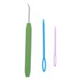 Plastic Bending Handle Weave Handcraft Crochet Hooks or Knifty Knitter & Knitting Loom Hook-KS. 