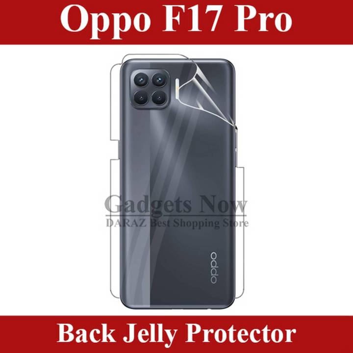 Oppo F17 Pro Back Jelly Protector Clear Soft Protection Film Transparent Hydrogel Film Protector For Oppo F17 Pro