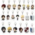 MT Buy at least two pieces Anime Peripherals attack on titan Acrylic Keychain Pendant Ready Stock Schoolbag Creative Eren Yeager Mikasa Ackerman Armin Arlert Levi Ackerman Scout Regiment Scout Legion Erwin Smith. 