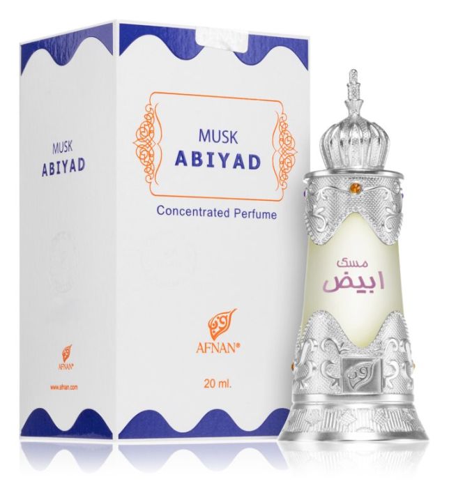 Afnan Concentrated Perfume Oil Musk Abiyad - Perfume free from alcohol