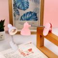 【HOT】 LED Book Light Reading Night Lights Cute Mini Table Lamp 360 Degree Rotatable Student Eye Protection Clip-On Reading Lamp. 