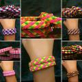 Pair Of Friendship Band In Many Colours. 