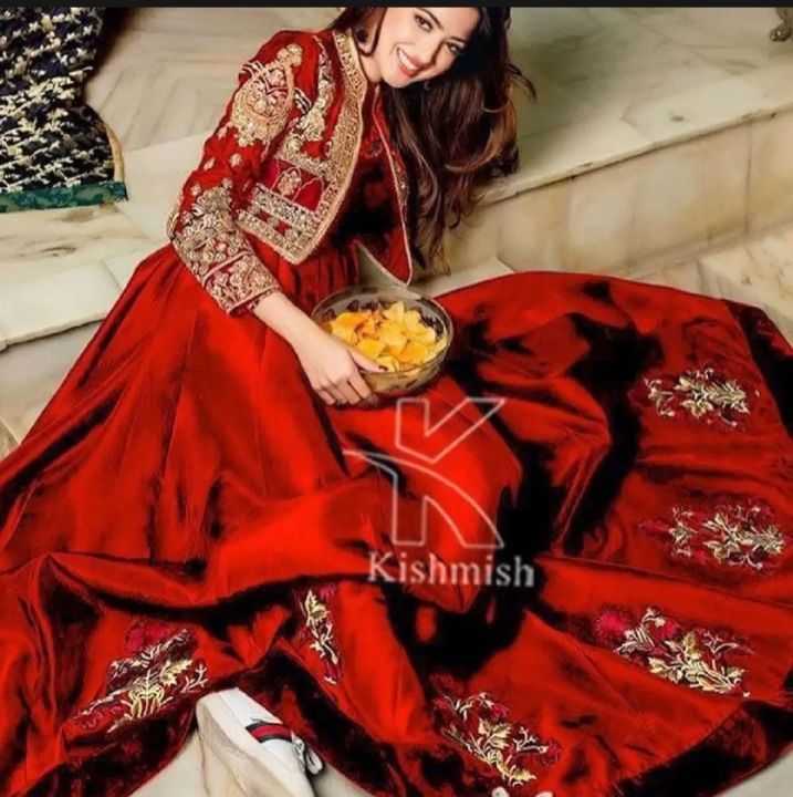 Women's%20Embroidered%20Silk%20Maxi%20with%20Koti%20Formal%20Party%20and%20Wedding%20Dress%20-%20Image%203