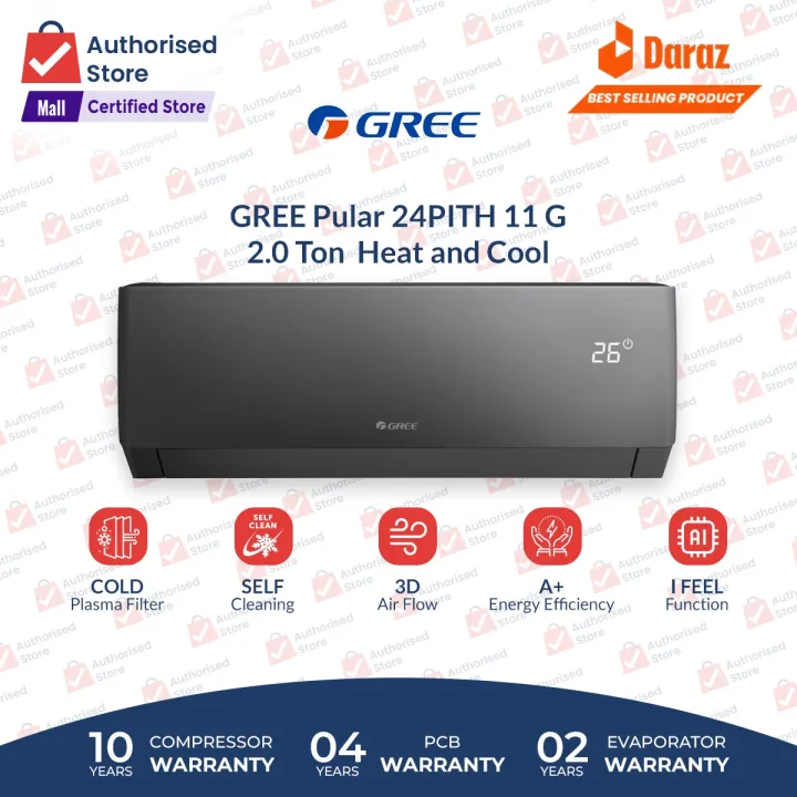 Gree%202%20Ton%20Inverter%20AC%20-%20Latest%20Model%20-%20GS-24PITH11W/%2011G%20/%2014S%20-%20Pular%20Series%20-Heat%20&%20Cool-%20Turbo%20Mode%20-Self%20Cleaning-%2060%25%20Energy%20Saver%20%20-%2010%20Years%20Warranty%20-%20Image%205