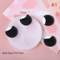 1Pcs Biscuit Resin Mold DIY Cream Cake Biscuit Candle Decoration Silicone Molds. 