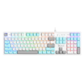Bloody S520N Mechanical Switch RGB Gaming Keyboard - BLMS Red Plus Switch - Hot-Swappable - 10 Preset RGB Effects - 1000Hz Report Rate - Double-Shot Injection Keycaps. 