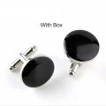 Sample Black dark blue Stud Cufflinks For Men Shirt Luxury And Beautiful - Complete Your Formal Look With These Stylish Cufflinks. 