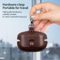 Leather TWS Earphone Protective Case with Hook For Sony WF-1000XM4. 