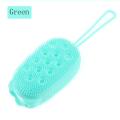 Silicone Body Scrubber Bath Sponge - 2 in 1 Exfoliating Body Brush Loofah Shower Sponge for Women Men and kids. 