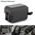 Fuse Holder Box 6-Way Relay Fuse Socket Block with Terminal Car Modification. 