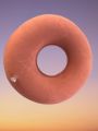 Air Cushion Ring Round Inflatable Donut Air Ring Cushion for Piles Tailbone Pain Relief Bedsore Hemorrhoids Pressure Relief. 