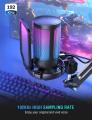 FIFINE Gaming  USB Microphone, Podcast Condenser Mic with  Pop Filter, Mute Button for Streaming, Twitch, Online Chat, RGB Computer Mic for PS4/5 PC Gamer-AmpliGame A6T. 