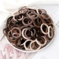 50PCS Mixed Colors Basic Hair Band 4Cm Girls Women Classic Solid Color Headband Elastic Headwear Hair Accessories Scrunchie Gift. 