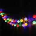 Multi Colour LED Automatic Color Changing RGB Globe Ball Fairy Light String for Eid Party Milad Festival Home Decoration - 220V. 